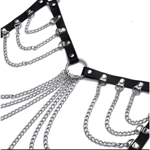 NWOT Body Chain Harness Bra - Picture 2 of 6